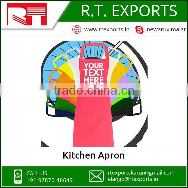 Customized Logo Cotton Material Kitchen Apron