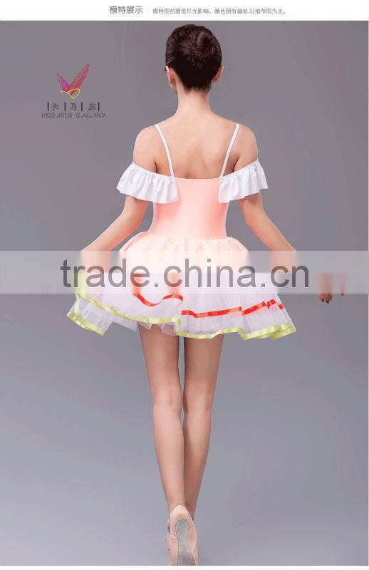 hot selling strapless ballet dance costumes for babies and girls