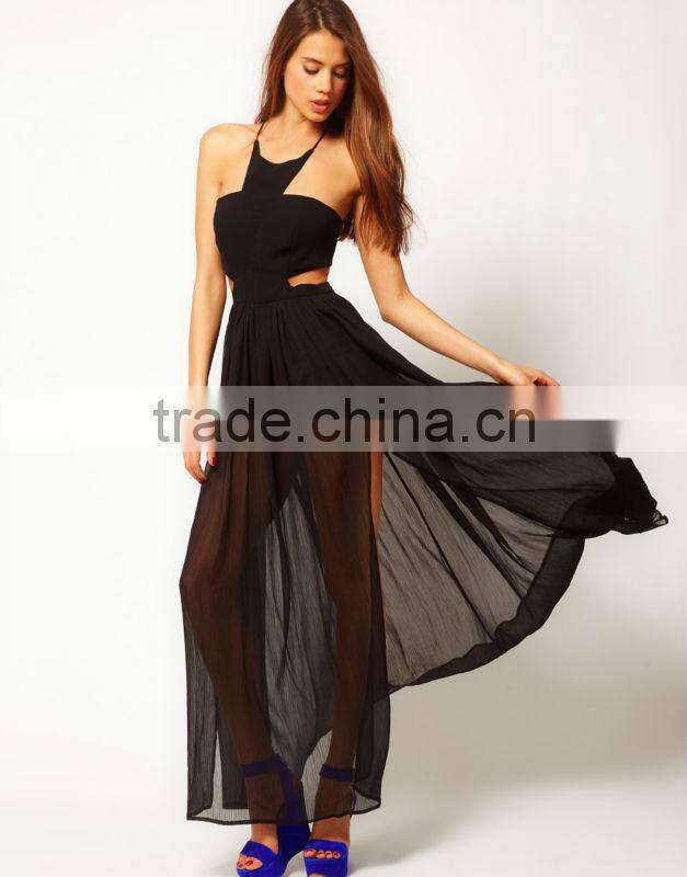 Maxi Dress with Strappy Back