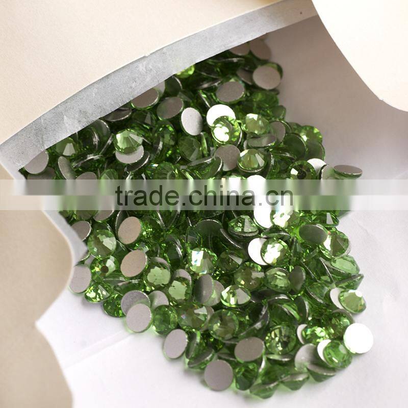 Hotsale glass rhinestones non hotfix rhinestone for wedding dress