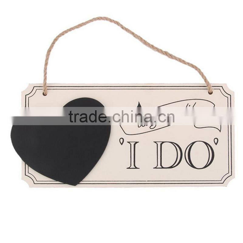 I Do Hanging Board Wedding Indicator Decoration Wood Craft