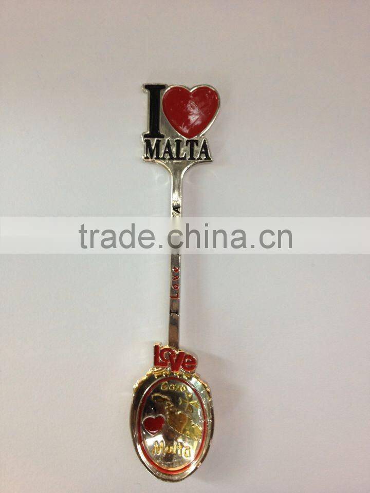 2014Famous Tableware Metal Spoon for Souvenir