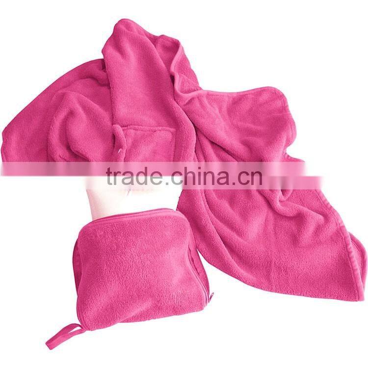 anti-pilling fleece airline blanket soft airplane blanket wholesale