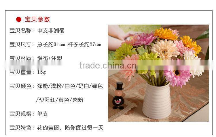 Wholesale Gerbera Flower Artificial silk flower