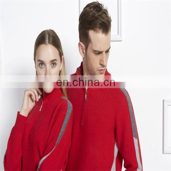 wool/cashmere/model blended fashion couple pullover sweater