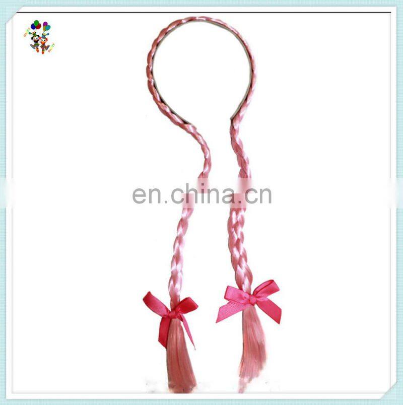 Oktoberfest Dutch Dorothy Bavarian Beer Girl Black Hair Braided Headbands HPC-0120