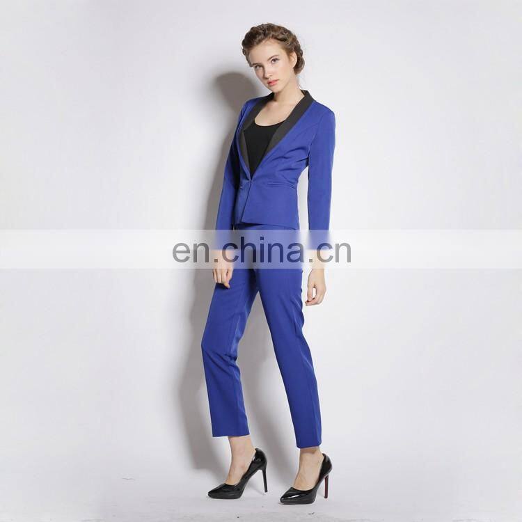Formal office uniforms V neck designs for ladies suits and blazer