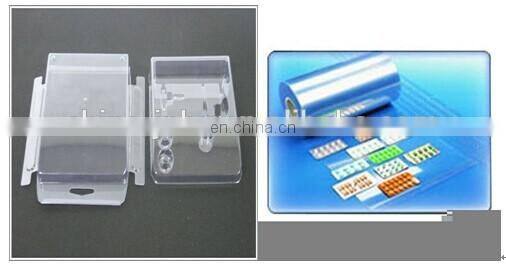 packaging Blue Wood grain PVC rigid sheet