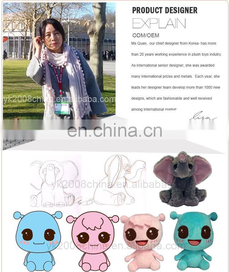 SA8000 certified PP cotton emoji pillow octopus animal plush toys