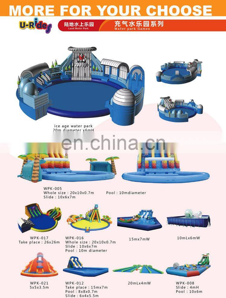 Gragon Monster Inflatable Water Park Slides For water park