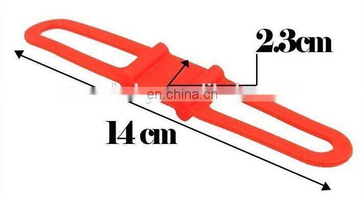 Bicycle Silicone Bandages Mtb Bike Tie Strap