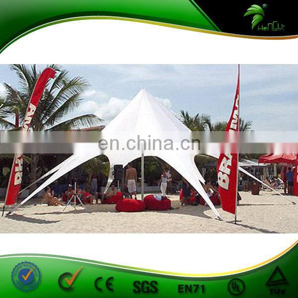 Most Popular Star shade tent for event with OEM printing,cheap factory price star tent