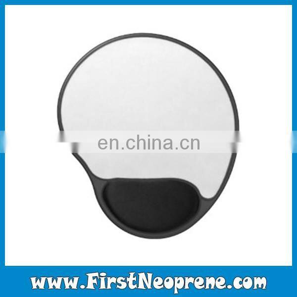 Plain Black Color Humanized Design Mouse Pad Wrist release