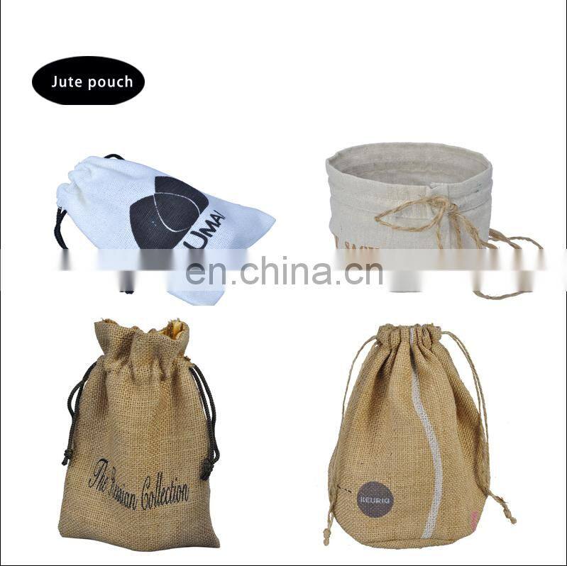 hot new products custom printing empty jute tea bags/custom shape jute tea bag