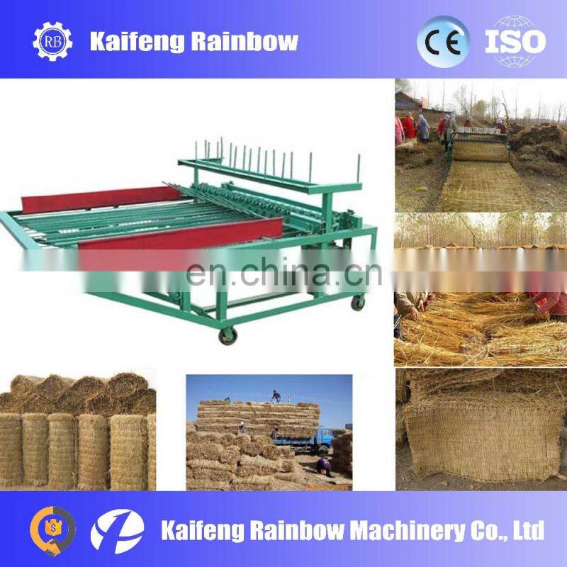Industrial automatic Straw knitting machine Shed straw mat braiding machine For sale