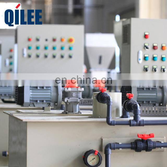 Waste water treatment chemical dosing system