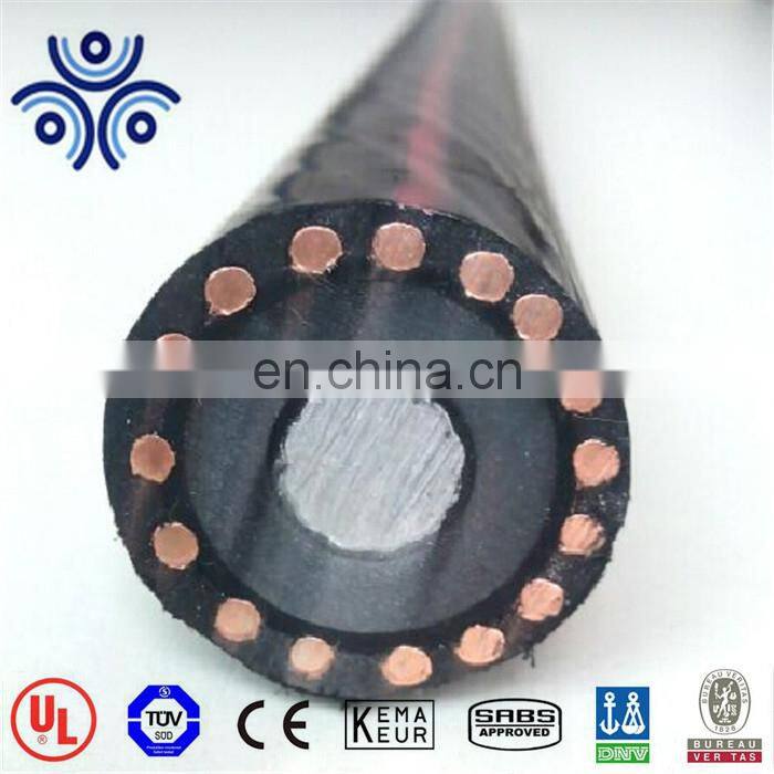 Medium Voltage Cable aluminum Single Conductor 15KV 133% MV-105 Power Cable