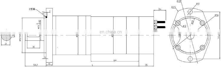 12V 24v OD 92mm 170 rpm High Quality High Torque low speed DC Planetary Reduction Gear Motor for solar tracker EMM537E