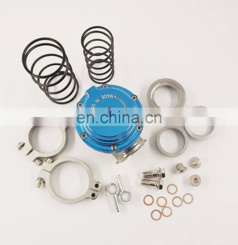 NEW WASTEGATE MVS 38mm Blue With V-BAND AND FLANGES MV-S