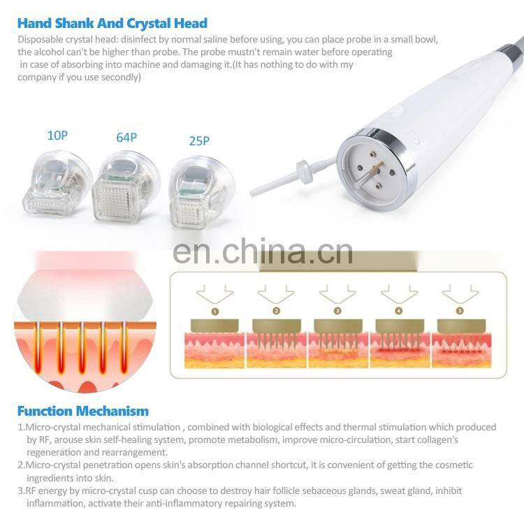 2018 Professional secret rf fractional microneedle / portable rf needle radio frequency skin tightening