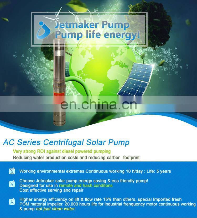 High Quality High Flow Solar Energy Deep Well Solar Water Pump for irrigation