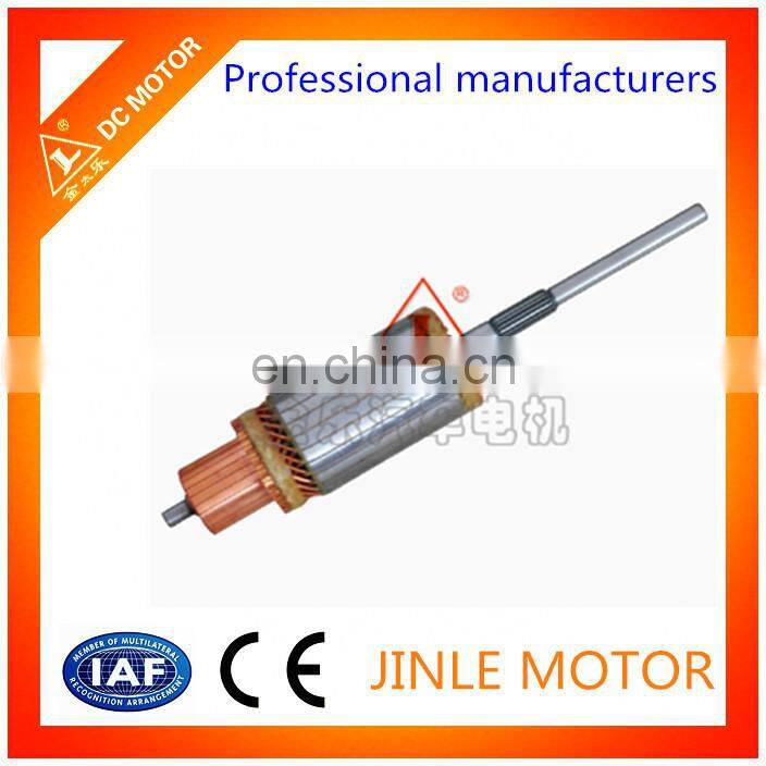 Small armature of dc fan