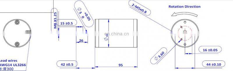 12 volt 24 volt dc Motor used for packing machine upto 200w