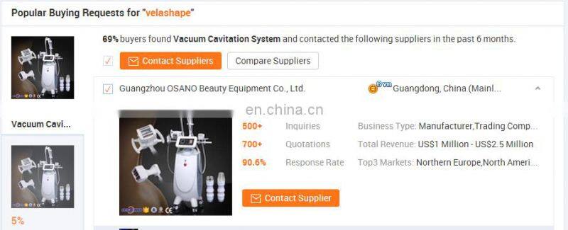 Osano Beauty cavitation RF vacuum velashape slimming machine power shape