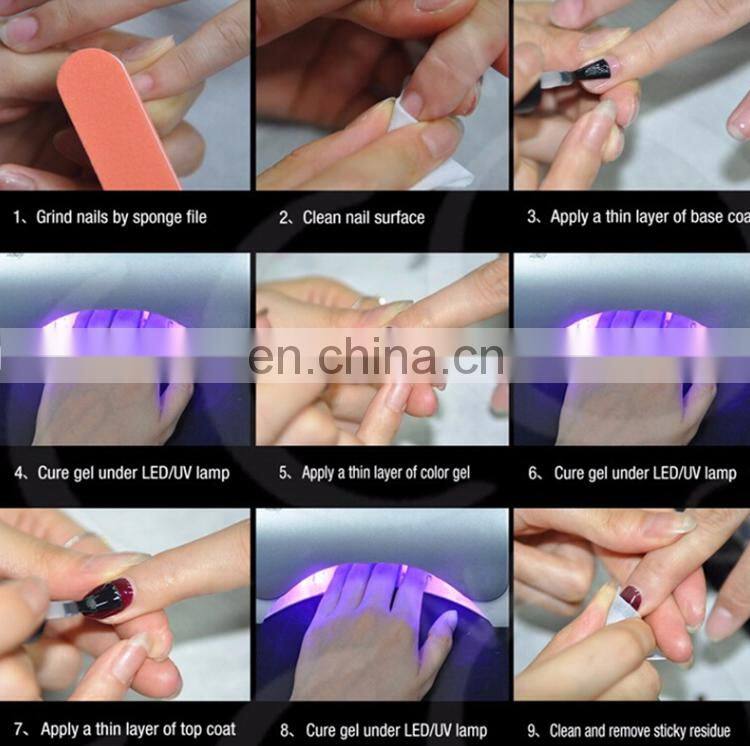 RONIKI Long Lasting wholesale Nail Gel Polish Beauty Colored micro diamond UV Gel