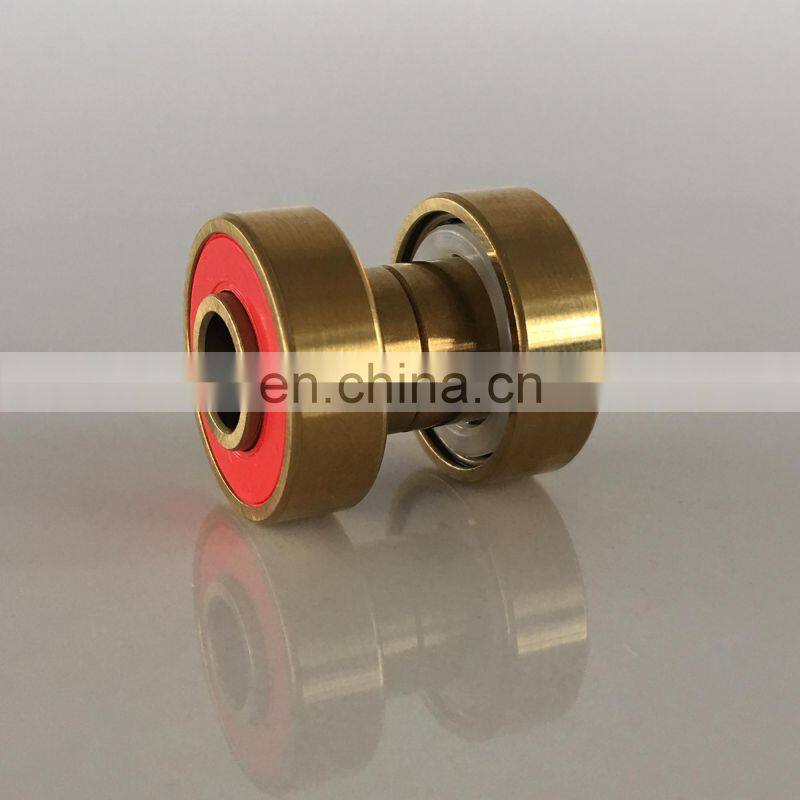 Skate board Gold Titanium Built-In Electric longboard Bearings, Electric Longboard bearing