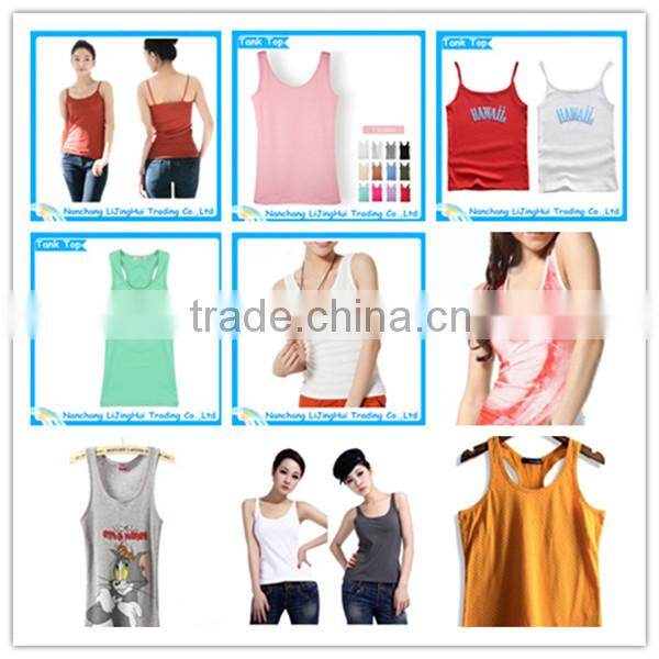 Good quality cotton custom tank top