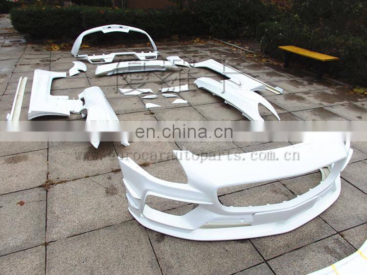 MB SLS body kits to Prior Design style for SLS w197 front bumper+fenders+side skrits+hood+rear bumper+rear diffuser+spoiler