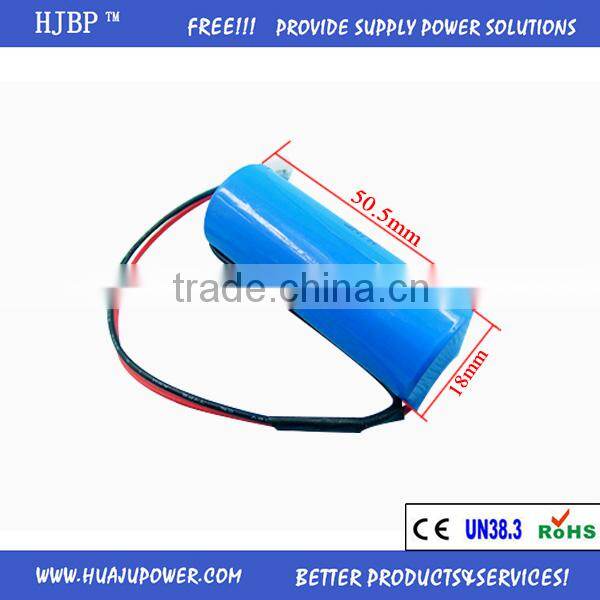 china factory wholesale HJBP CE|ROHS|UN38.3 LiSOCl2 3.6V ER18505 4000MAH lithium battery for thermal flowmeter