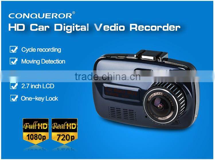 GPS FULL HD Sony lens Car video recorder (DVR) mini dash cam G-9608 with GPS locator