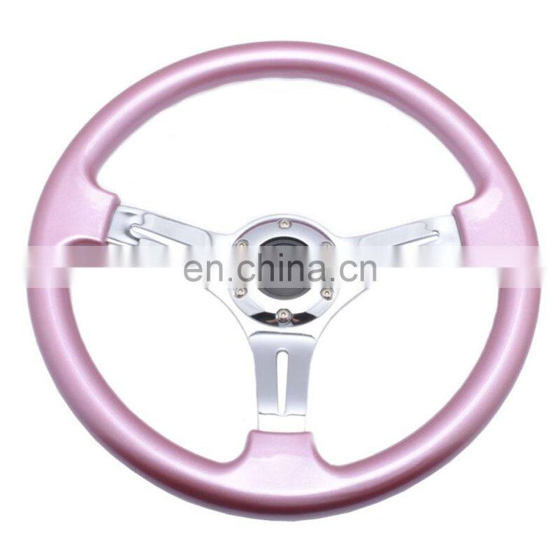 Racing car drift steering wheel black, JDM racing steering wheel
