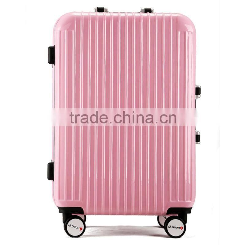 aluninium abs/pc trolley travel luggage set 20" 24" 28"