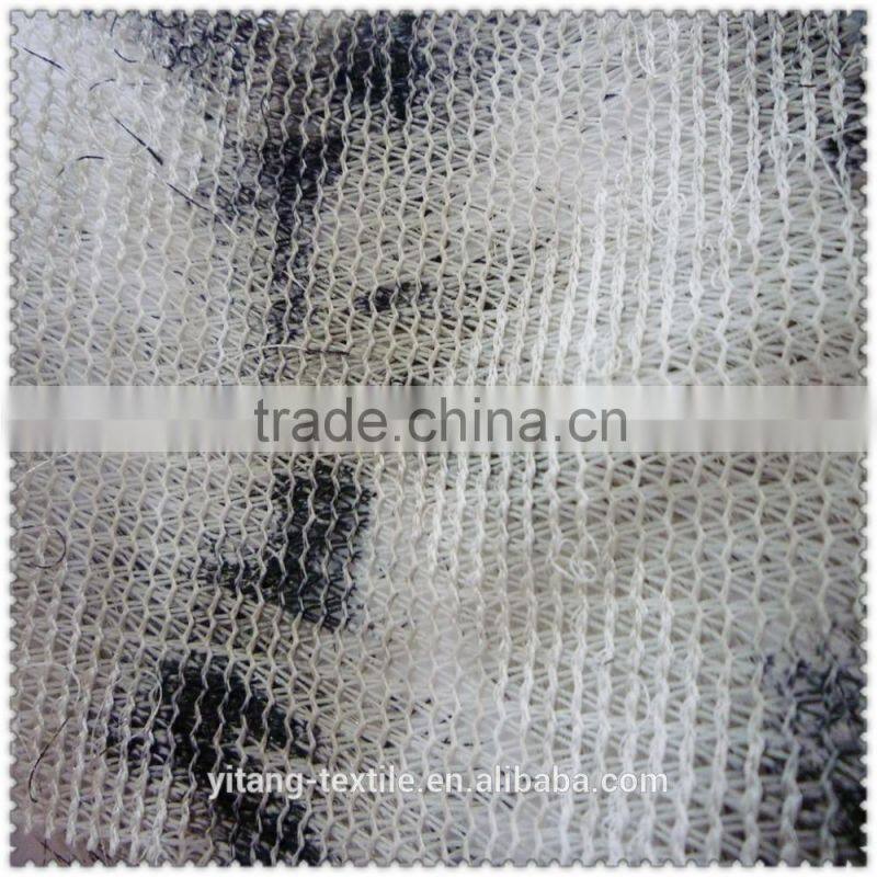 Polyester macrochaeta fabric