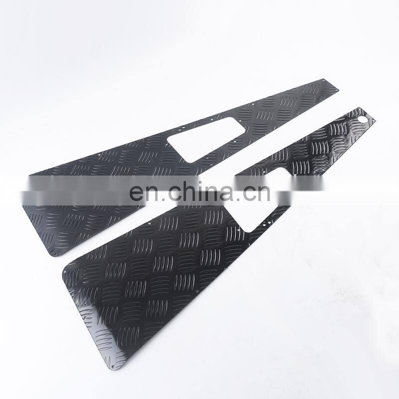 Aluminium Side Hood Fender Protective Guard Plate Shield for Land Rover Defender Offroad Accessories