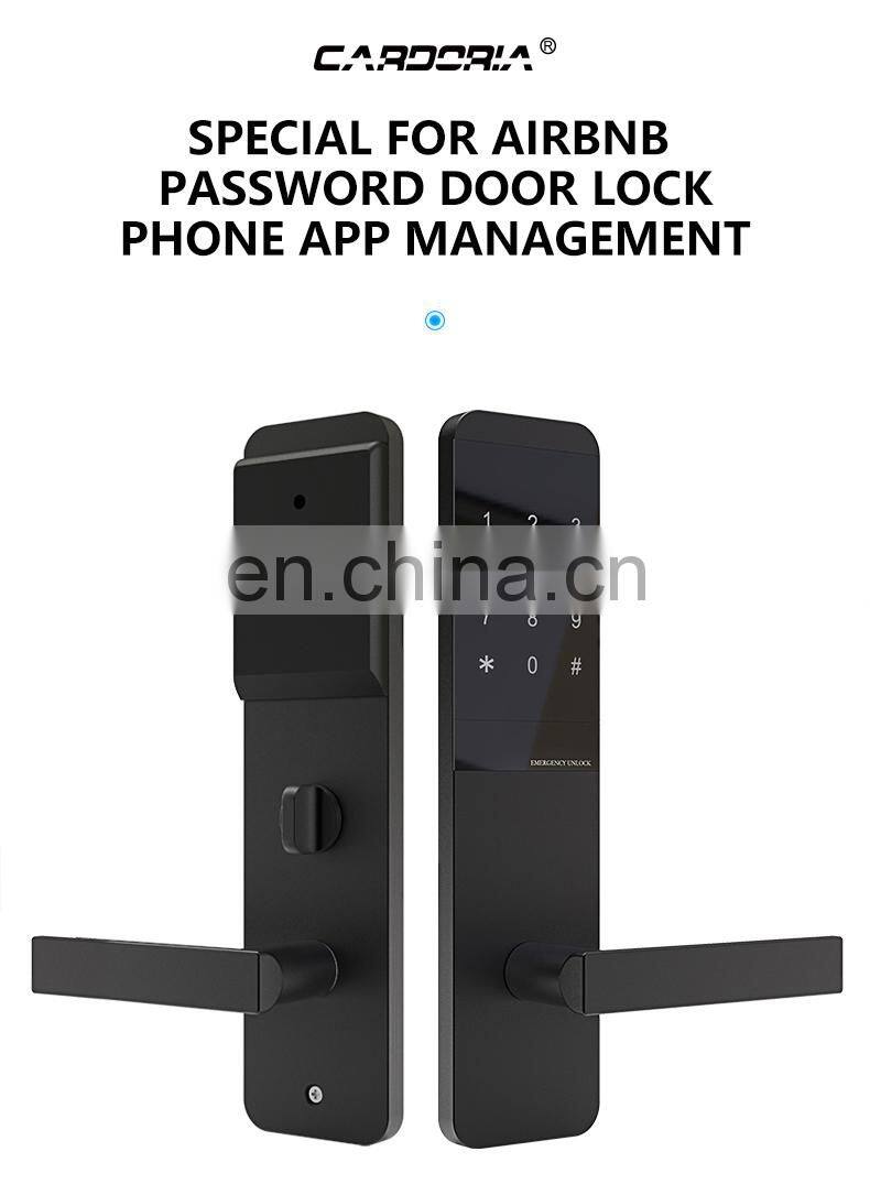 Security Ble Ttlock App Rfid Card Electronic Digital Hotel Lock For Hotel Apartment Airbnb