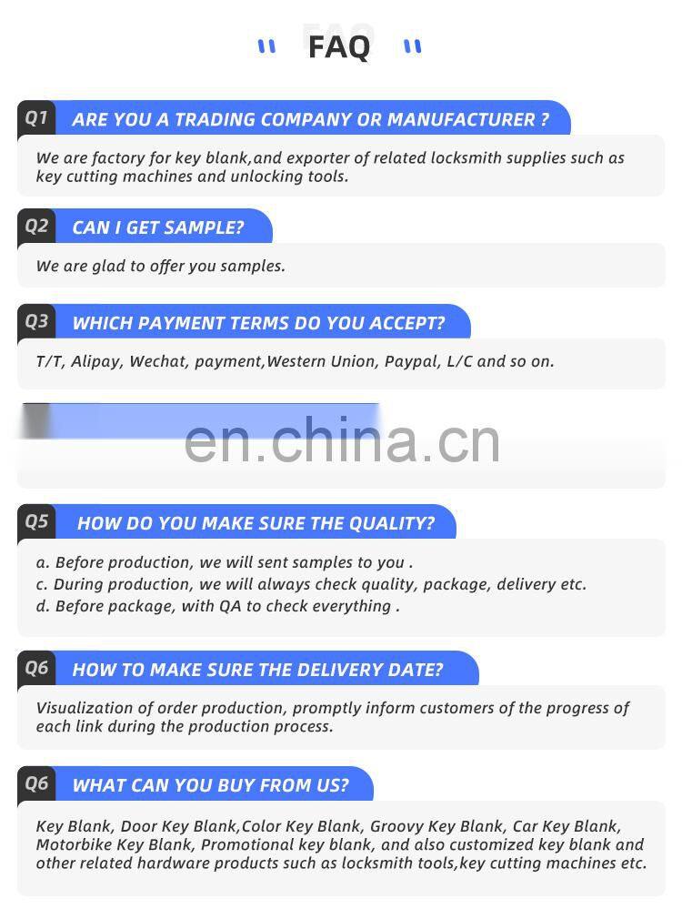 custom  key blank supplier lw4 house key blanks to duplicate