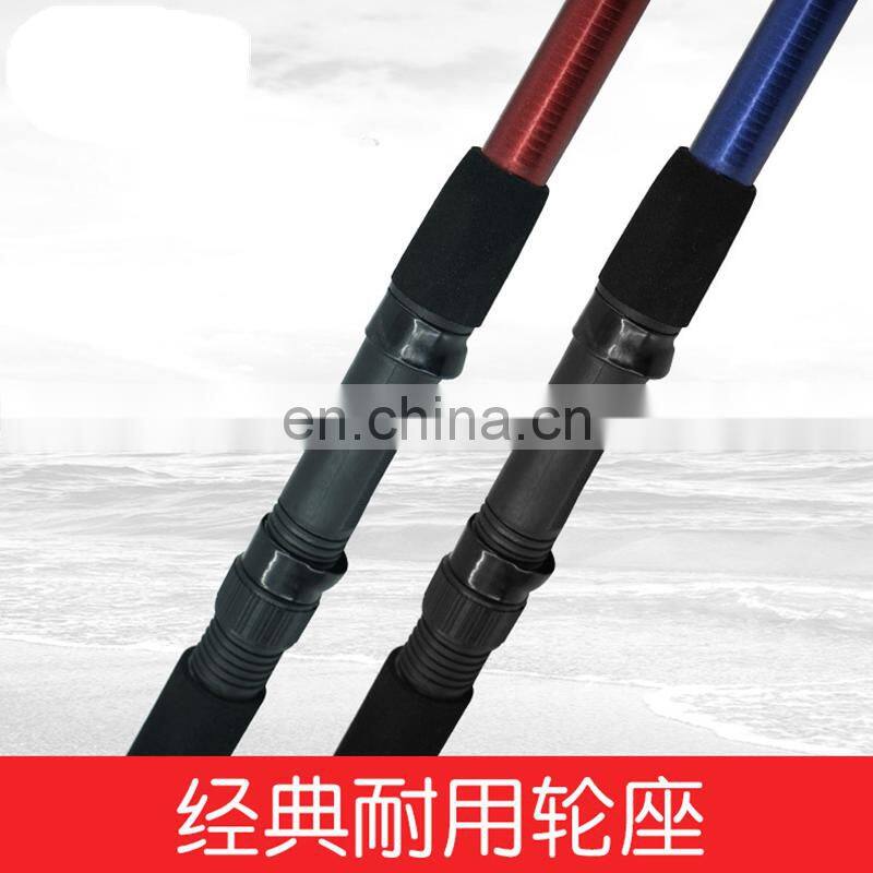 5M 6M 24T Carbon Blank E-Glass Butt 288g Weight Gray Telescopic Surf Rod