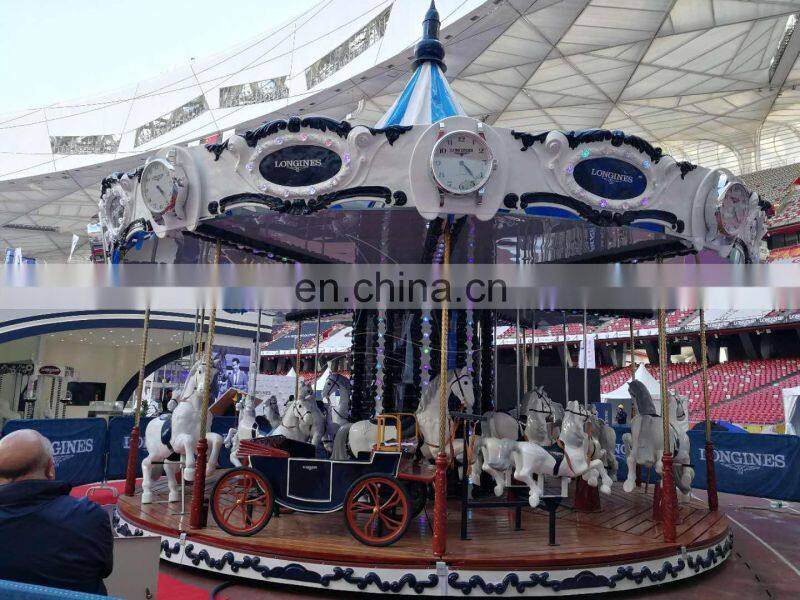 professional carousel rides manufacturer mechanical carousel rides kiddie play area games luxury carousel rides