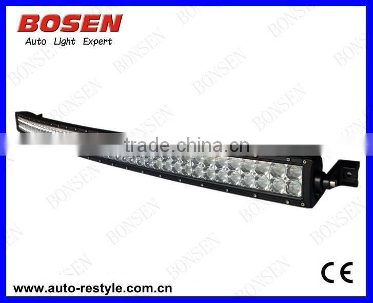 bowed curved 240W cree strob LED Light Bar off road heavy duty, indoor, factory,suv military,agriculture,marine,mining light