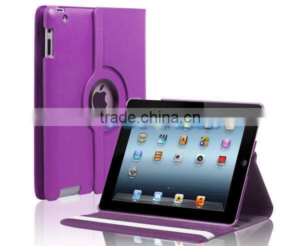 Lichee Pattern 360 Rotate Leather Case For Ipad Covers