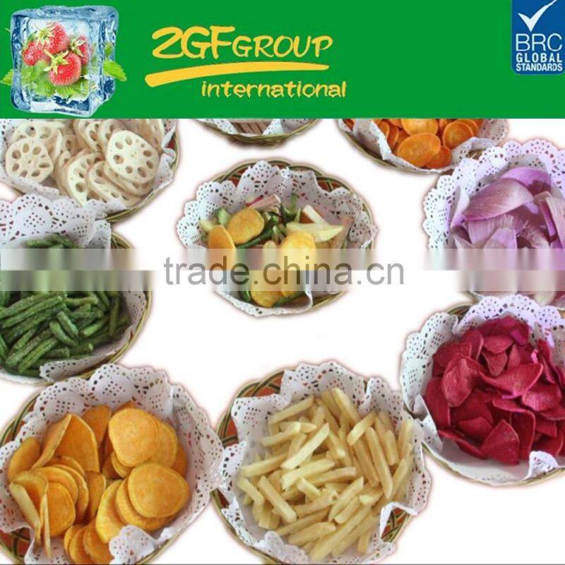 vacuum fried(VF) low temperature pumpkin chips healty snacks low fat