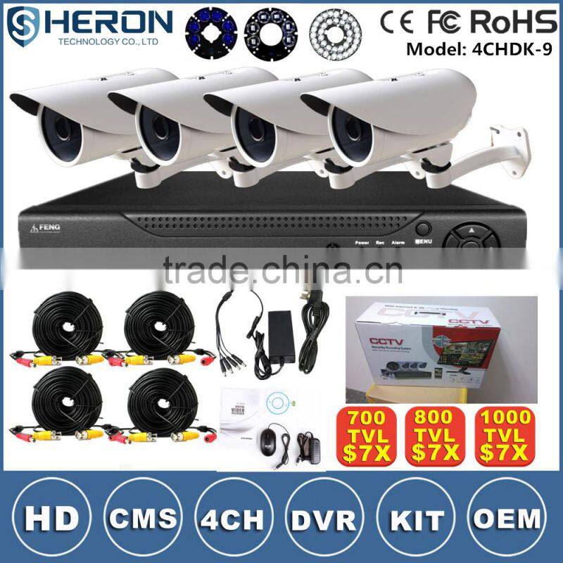 Top 10 cctv cameras DIY 4ch8ch16ch 720p960p dvr camera ahd cctv camera system