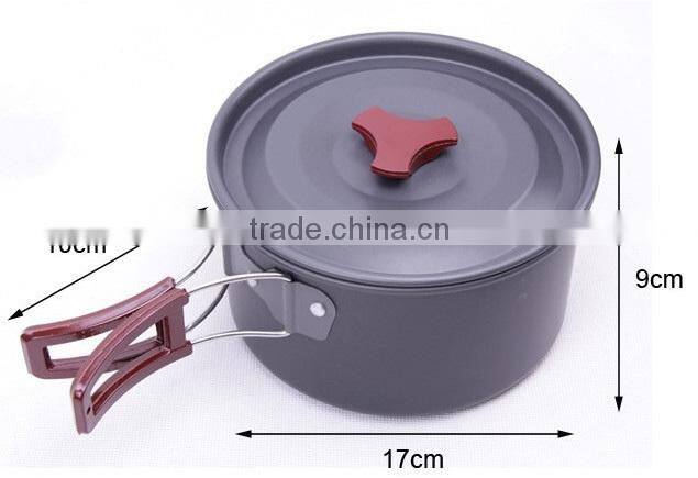 5~6persons Outdoor portable cookware camping Aluminum alloy PY71005