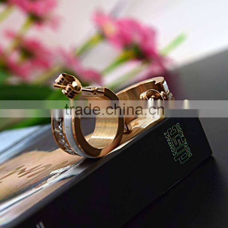 Wedding Accessories Costume Jewelry Earrings Rose Gold