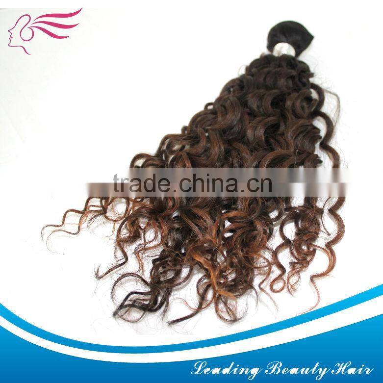 Wholesale brazilian hair made into weft by hand