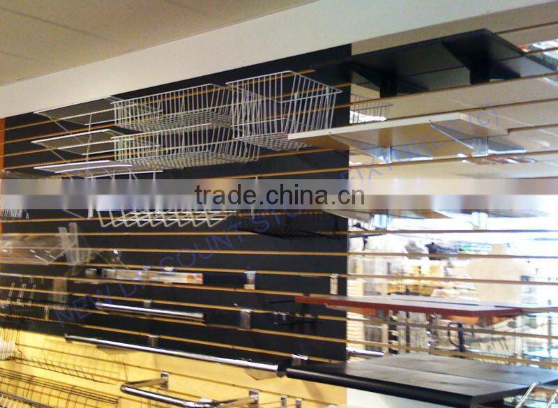 Low price and high quality mdf slotted board for display and decoration